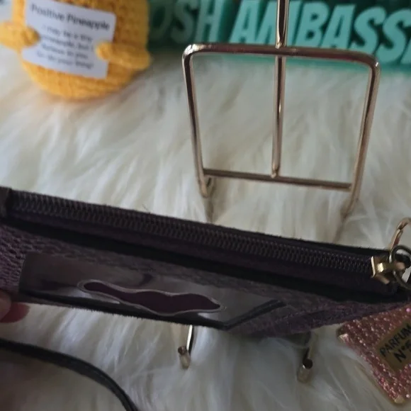 ๐๐ LOW START ๐๐Coach Purple id Card Holder And Purse Bling - Picture 5 of 9